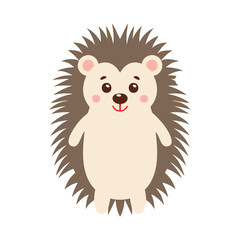 Adorable cartoon hedgehog illustration cute animal design