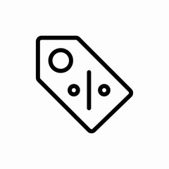 Price tag sale label icon vector sign