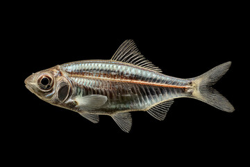 Fototapeta premium Detailed Anatomy of a Transparent Fish