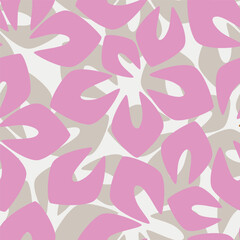 Abstract seamless floral pattern. Spring Trendy flowers print, Plant background, design for fabric, cloth design, covers, wallpapers, print, scrapbooking.