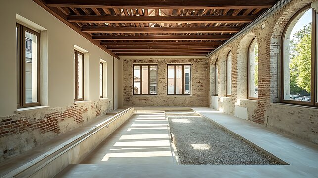 Expertly designed model of architectural heritage conservation techniques focusing on structural stabilization material replication and modern compatibility