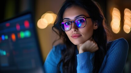 A self-employed consultant strategizing business growth remotely