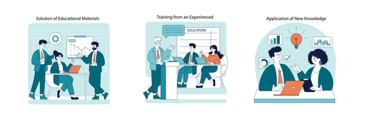 Educational Process: Solutions, Training, Application