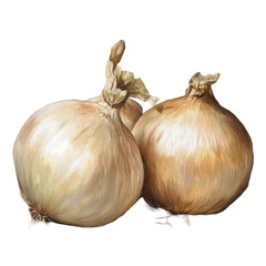 Fototapeta premium Vidalia onions arranged on a rustic wooden surface showcasing their natural beauty and unique shape, Vidalia onions
