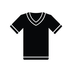 Naklejka premium Sports Jersey Icon Vector in Flat Clean Style