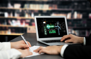 Computer Software Leading the Way in Green Business strategy and Sustainability, promoting...
