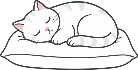 sleep cat.eps