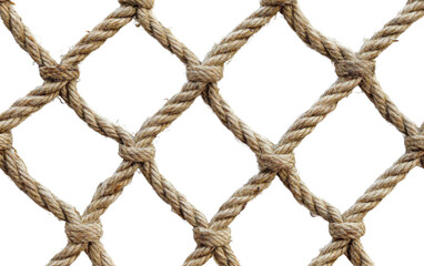 Rope with knots in a pattern