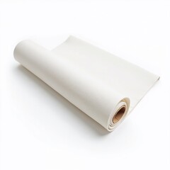 rolled up fabric sample  