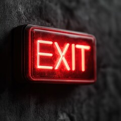 emergency exit sign