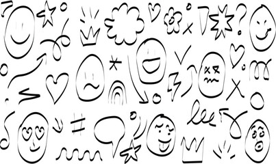 alphabet, vector, pattern, design, seamless, font, illustration, letter, symbol, text, set, abc, sketch, sign, type, texture, wallpaper, art, school, style, decoration, drawing, number, icon, black