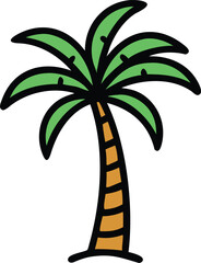 palm tree vector illustration