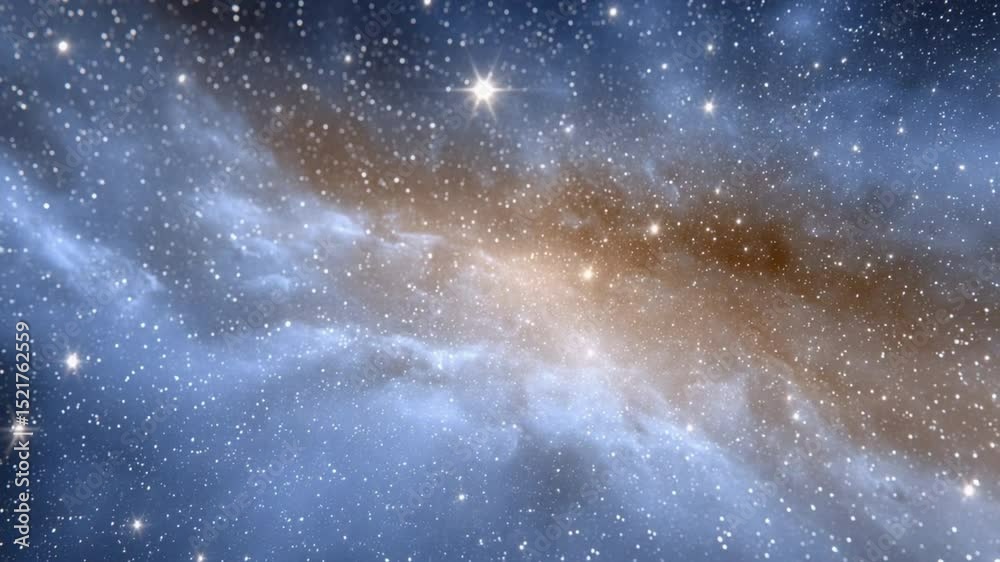 Poster celestial tapestry: an enthralling view of a vibrant nebula in the deep expanse of the cosmos, a tru
