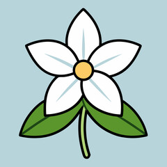 vector illustration of a flower