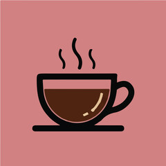 Coffee vector design as a logo
