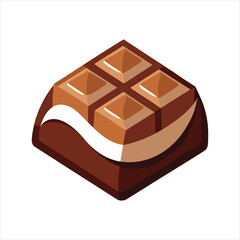 Unique Chocolate Day Logo Vector Design Clipart