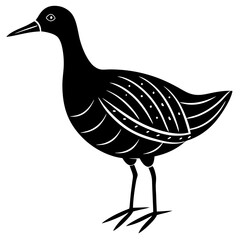 vector illustration of cartoon bird