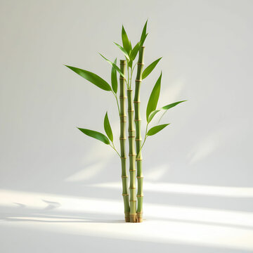 freshly cut tender bamboo shoot with del