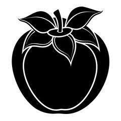 black and white apple