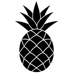 vector pineapple isolated