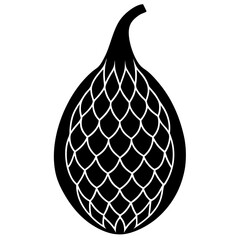 vector illustration of an orange
