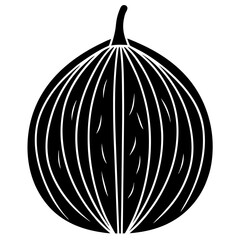 onion isolated on white background