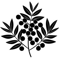 black and white floral background