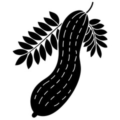 vector illustration of a caterpillar