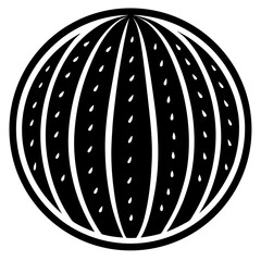black and white sphere