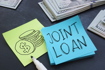 Joint Loan is shown as financial concept