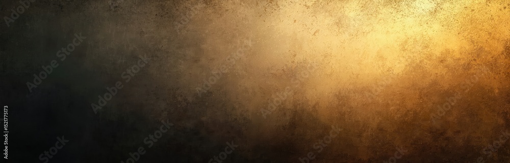Poster Grunge beige brown yellow black background with dark noise texture. Wide banner header backdrop design with copy space. Great design idea for websites blogs headers presentations posters.