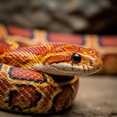 Fototapeta premium close up of a snake