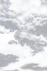 Vertical clouds in the sky Transparent