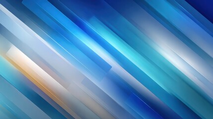 Obraz premium Abstract Blue and White Geometric Pattern, Ideal for Modern Business Presentation Backgrounds and Technology Solutions, Showcasing Innovation and Progress : Generative AI