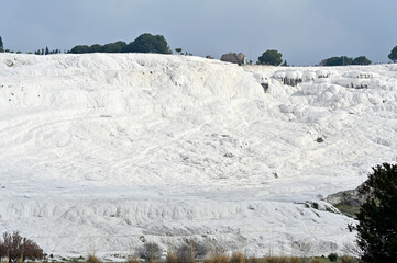 The world famous travertines of Pamukkale
