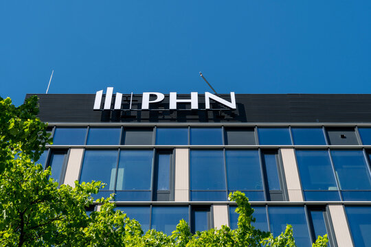 Warsaw, Poland - May 01, 2025: PHN (Polski Holding Nieruchomości)
