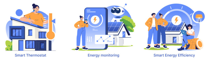 Smart Energy Solutions with Thermostat and Monitoring