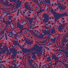 Paisley Seamless pattern fashion design. Vector pattern for textile design and fabrics.