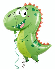 Fototapeta premium Foil Balloon in the Shape of a T-Rex Dinosaur
