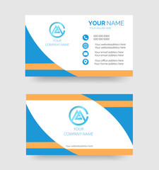 Corporate business card made for companies or personal use.	