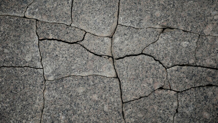 Stone texture with cracks
