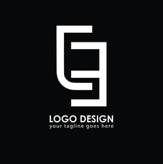 CB CB Logo Design, Creative Minimal Letter CB CB Monogram