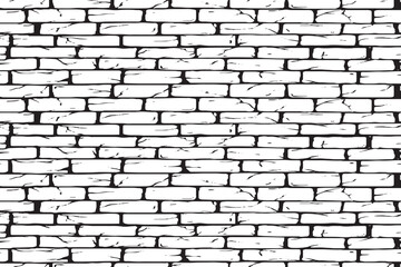 background of white brick wall
