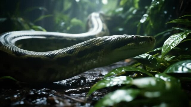 Anaconda de las amazonas