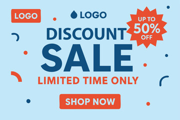 Fototapeta premium Sale Social Media Banner or Cover Template
