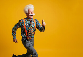 Un personnage haut en couleur