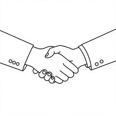 handshake sketch 
