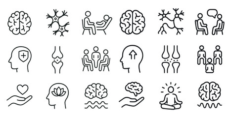 Fototapeta premium Concepts of mental health and mindfulness for wellness and therapy design