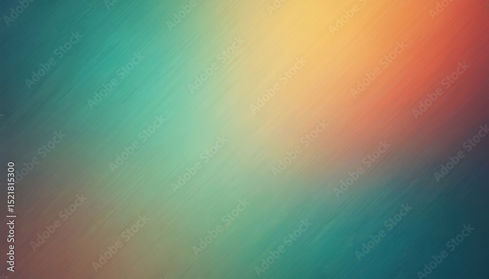 Poster Abstract grainy gradient background with colorful digital grain soft noise effect. Lo-fi multicolor vintage retro. VHS Glitch Texture. Blurred pastel colours create design for modern digital art web.