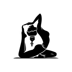 High-quality black silhouette illustrations for mindfulness, yoga, and inner peace themes — perfect for coloring books, posters, and digital art projects.”